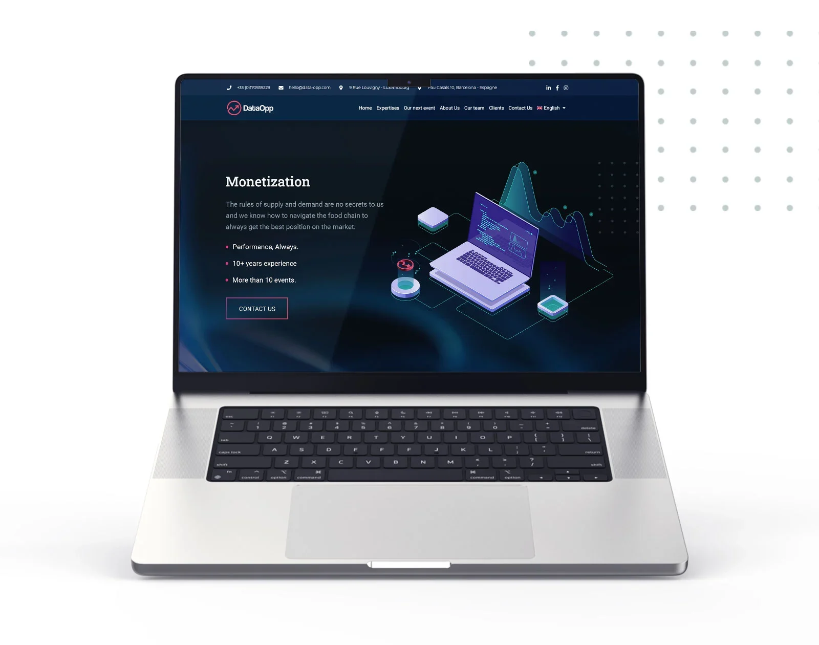 Dataopp — A brand expressed across the web and international events.