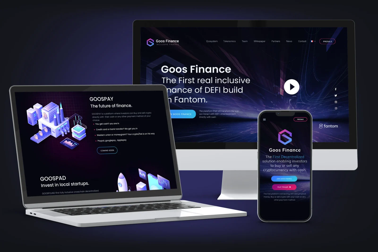 Goos Finance — A digital world and animated content for Goos Finance.